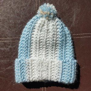 Knitted Kids Beanie with Tassel